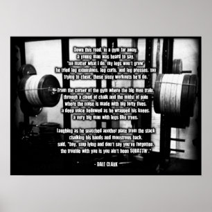 Pôster Exercício inspirador