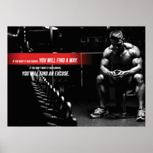 Pôster Exercício inspirador