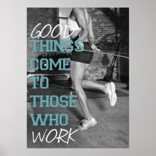 Pôster Exercício inspirador
