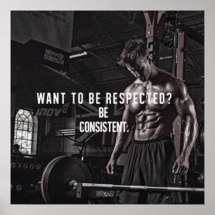 Pôster Exercício inspirador