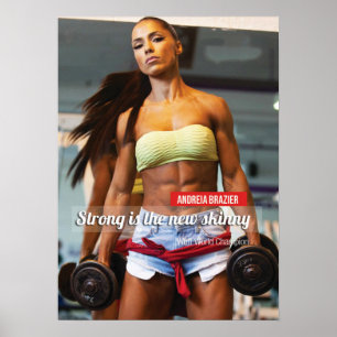 Pôster Exercício inspirador