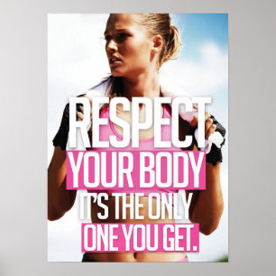 Pôster Exercício inspirador