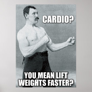 Pôster Exercício inspirador
