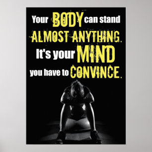 Pôster Exercício inspirador
