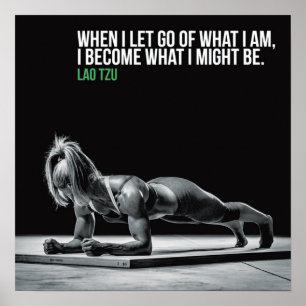 Pôster Exercício inspirador