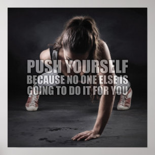 Pôster Exercício inspirador