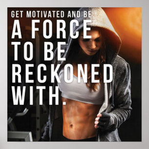 Pôster Exercício inspirador