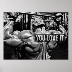 Pôster Exercício inspirador