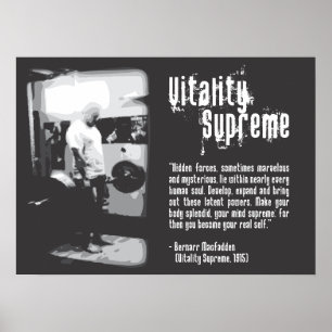 Pôster Exercício inspirador