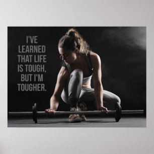 Pôster Exercício inspirador