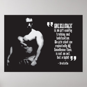 Pôster Exercício inspirador