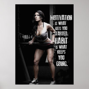 Pôster Exercício inspirador