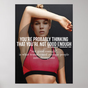 Pôster Exercício inspirador