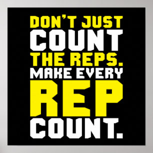 Pôster Exercício inspirador