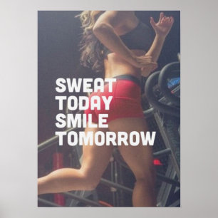 Pôster Exercício inspirador