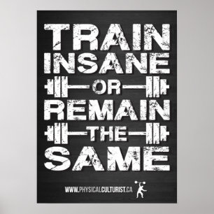 Poster Exercício inspirador