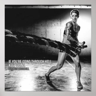 Pôster Exercício inspirador