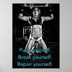Pôster Exercício inspirador