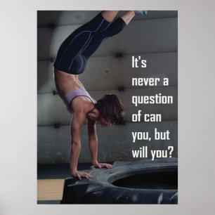 Pôster Exercício inspirador