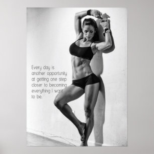 Pôster Exercício inspirador