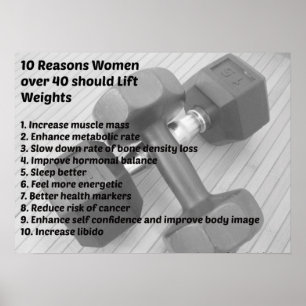 Pôster Exercício inspirador
