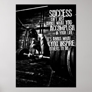 Poster Exercício inspirador