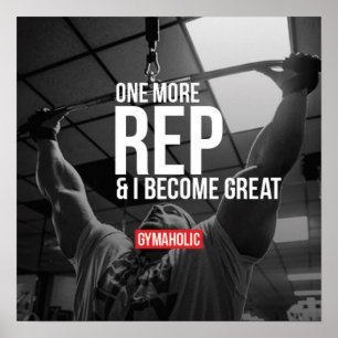 Pôster Exercício inspirador