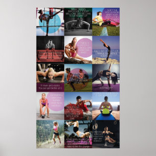 Pôster Exercício inspirador