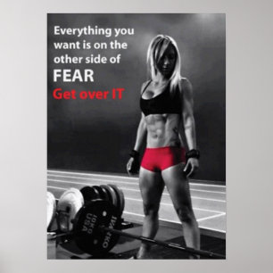 Pôster Exercício inspirador