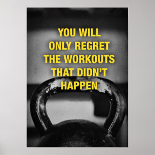 Pôster Exercício inspirador