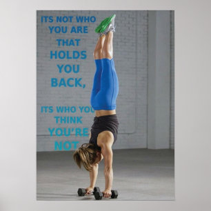 Pôster Exercício inspirador