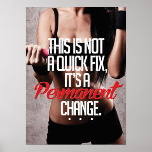 Pôster Exercício inspirador