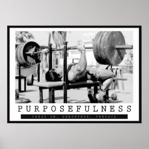 Pôster Exercício inspirador