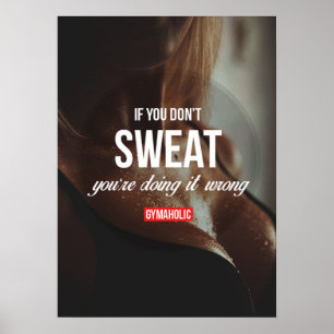 Pôster Exercício inspirador