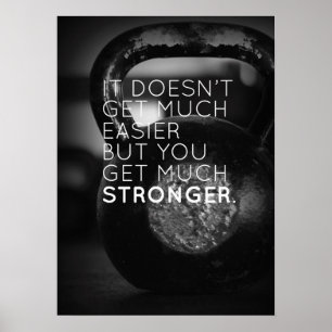 Pôster Exercício inspirador