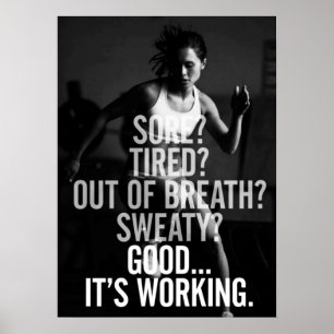 Poster Exercício inspirador
