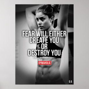 Pôster Exercício inspirador