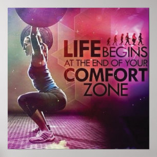 Pôster Exercício inspirador