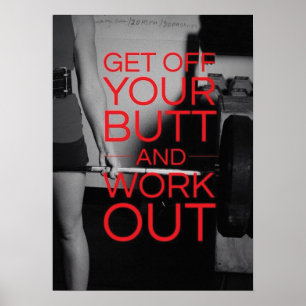 Pôster Exercício inspirador