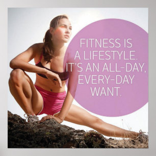 Pôster Exercício inspirador