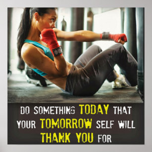 Pôster Exercício inspirador