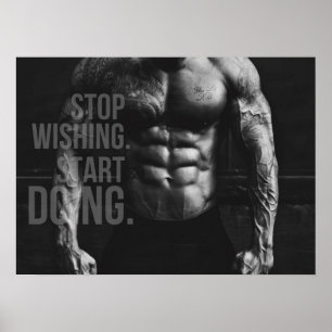 Pôster Exercício inspirador