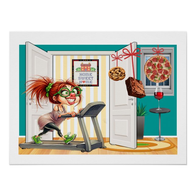 Pôster Exercício WORKOUT (Frente)