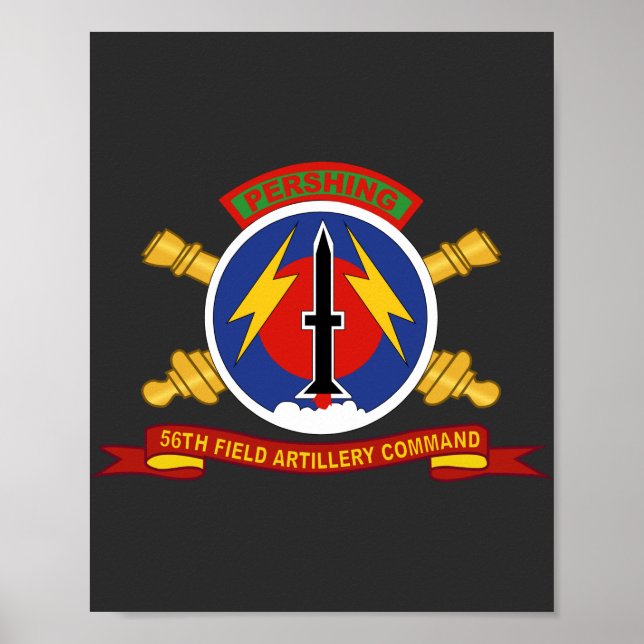 Poster Exército - Comando de Artilharia de Campo 56 (Frente)