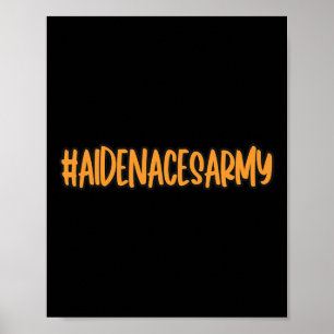Poster Exército de Aiden luta contra o câncer leucemia Ai