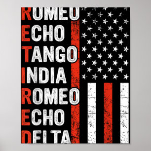 Poster Exército de Reforma Veterana Reformada por Alfabet