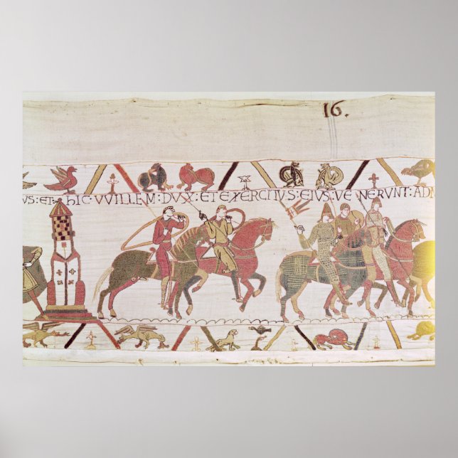 Poster Exército de William indo para Mont Santo-Michel (Frente)