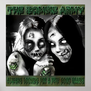 Pôster Exército do zombi