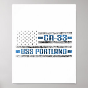 Poster Exército dos Estados Unidos Ca-33, Cruizador da Gu