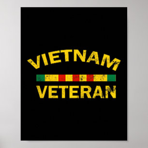 Poster Exército dos EUA Vietnã Veterano Vintage Usa Soldi